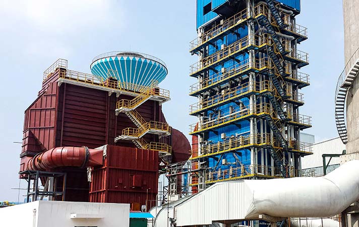 洛陽(yáng)600t/d玻璃窯余熱發(fā)電鍋爐項(xiàng)目